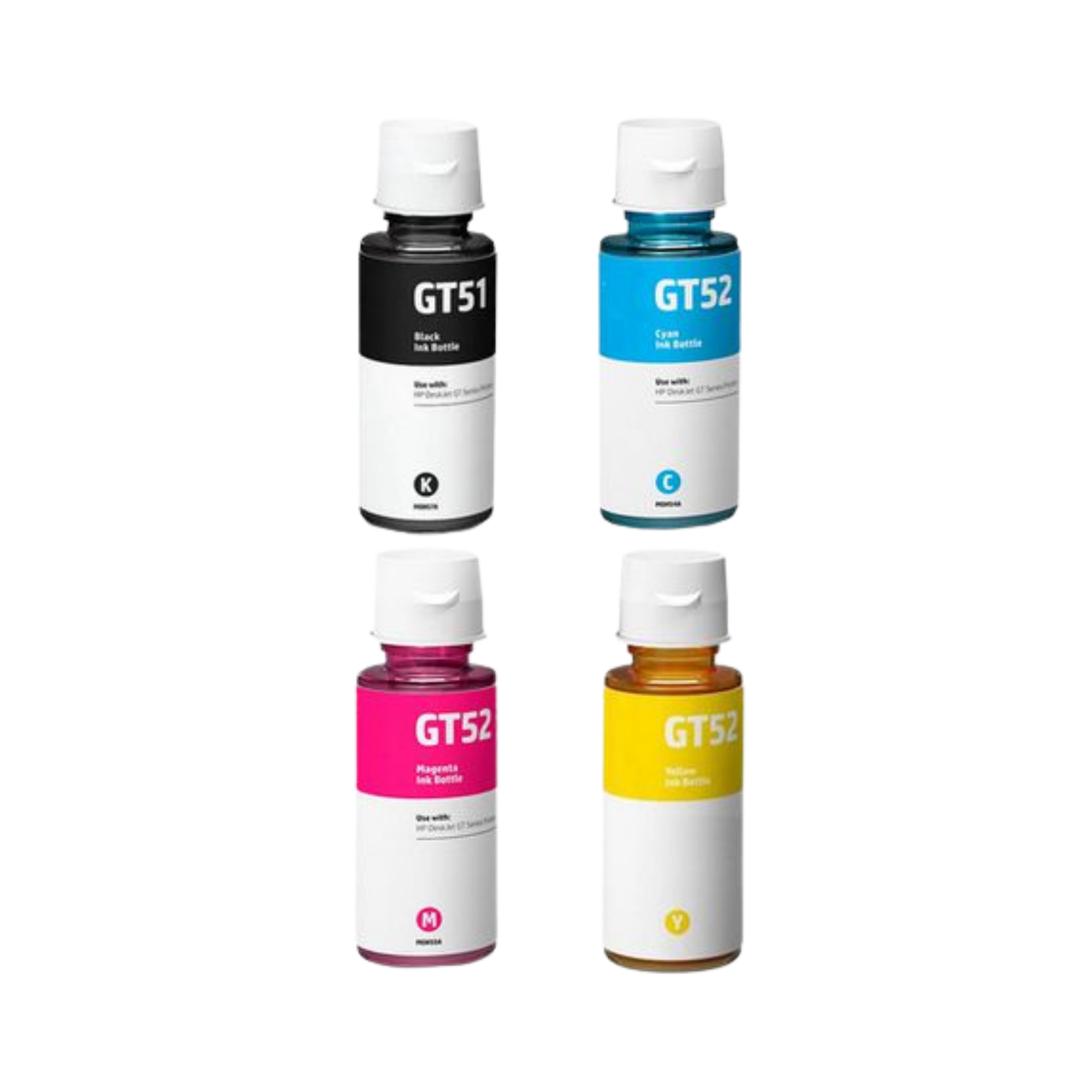 Range of ink tank refill bottles for tank-style printers
